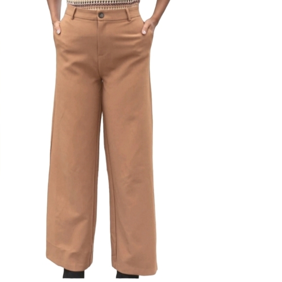 🦋 Uniqlo bootcut women's chino pants size 0 - Picture 1 of 7